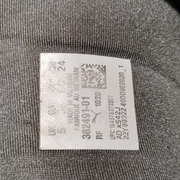 Puma RS-X Hi Top Militia Black Asphalt Grey Running Sneakers Sz.6C (X-107 CRATE) - Picture 8 of 14